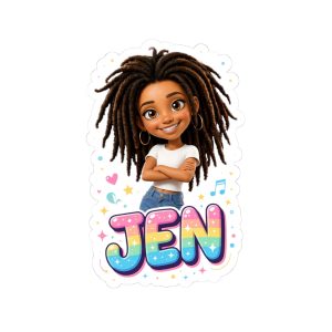 Jen Kiss-Cut Stickers