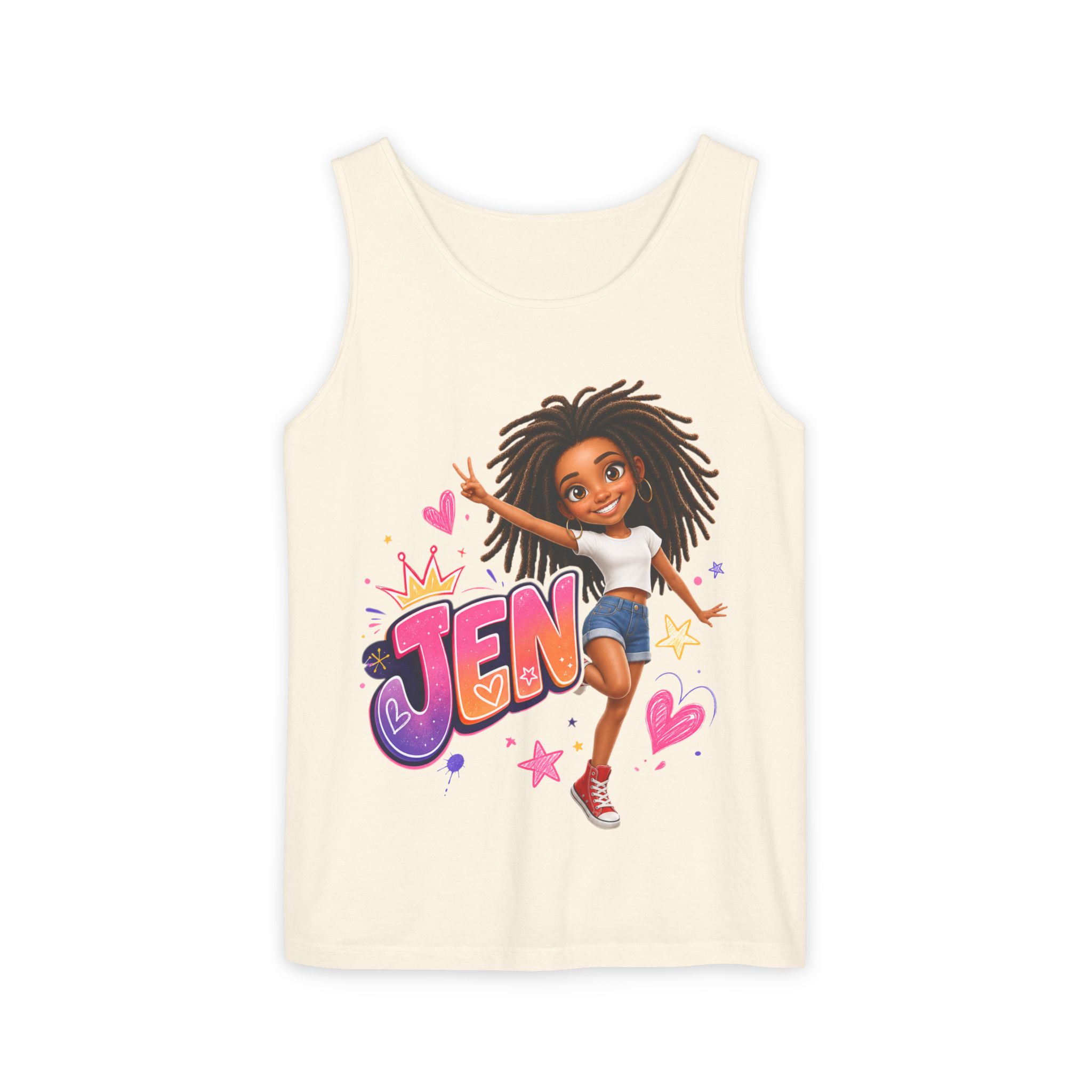 Jen - Garment-Dyed Tank Top - Image 11
