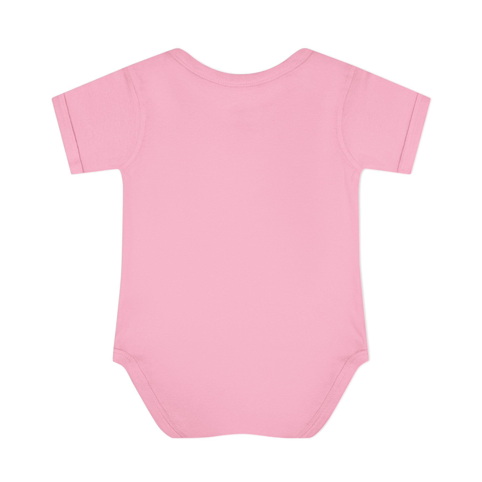 Jen's Infant Baby Rib Solid Colors Bodysuit - Image 2
