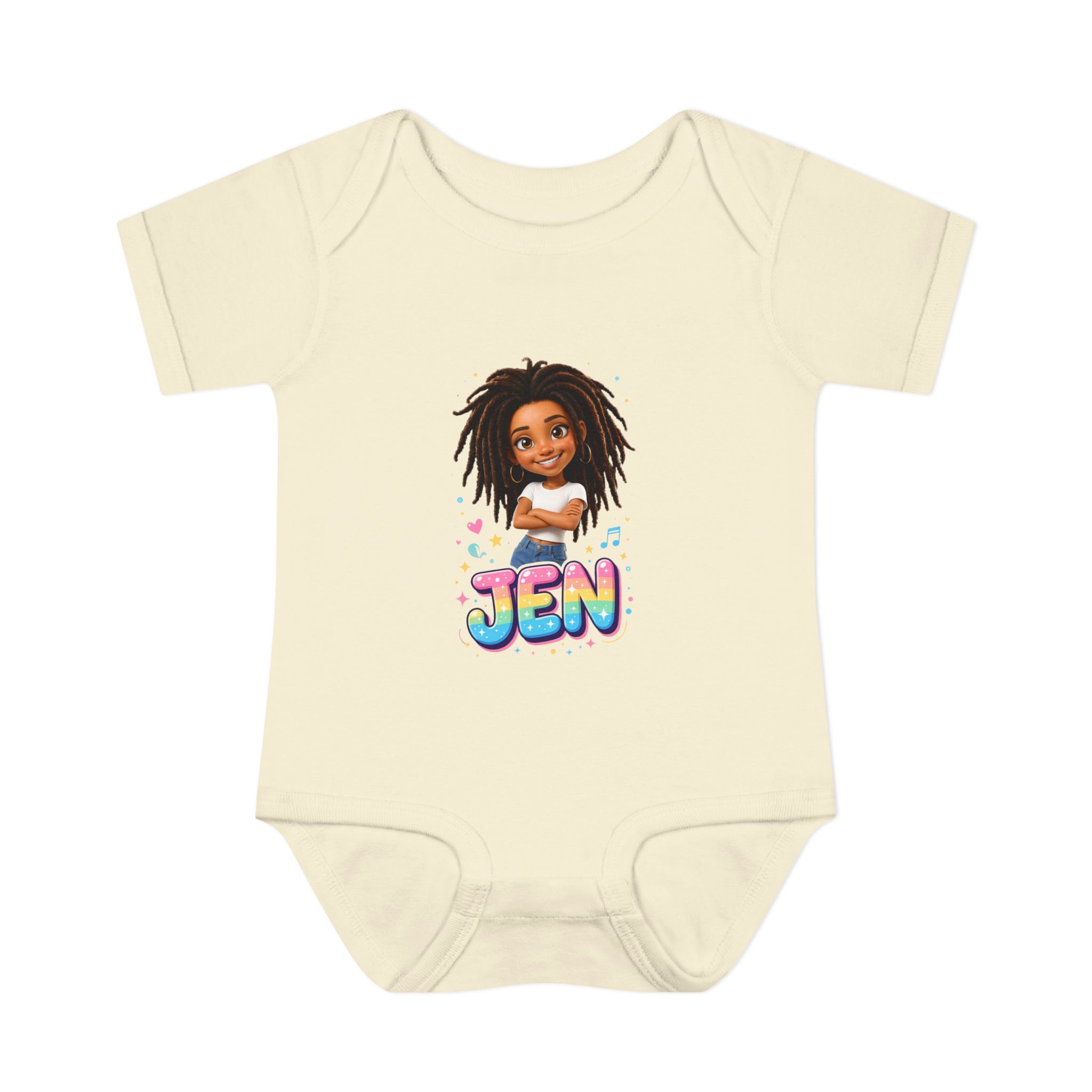 Jen's Infant Baby Rib Solid Colors Bodysuit - Image 6