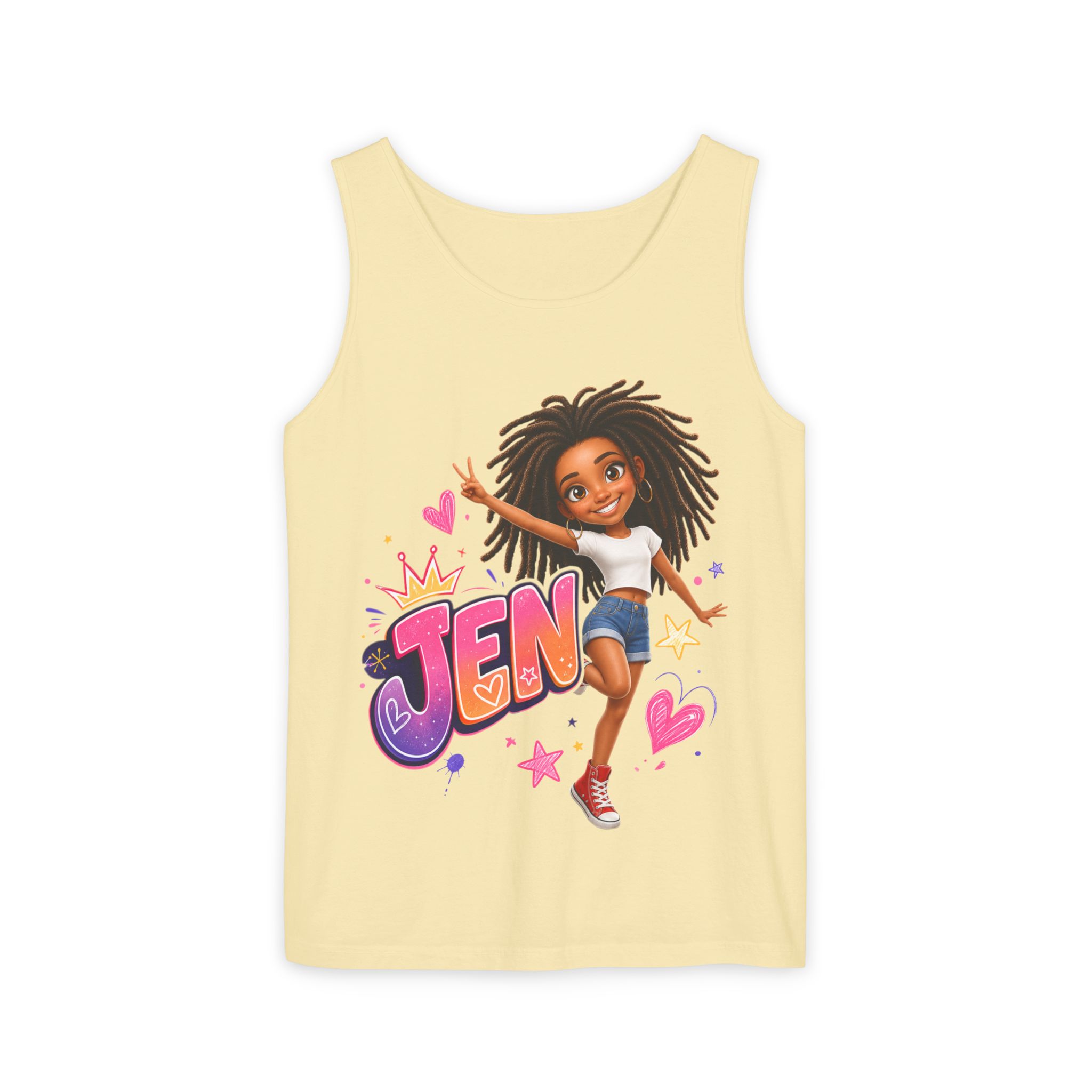 Jen - Garment-Dyed Tank Top - Image 13