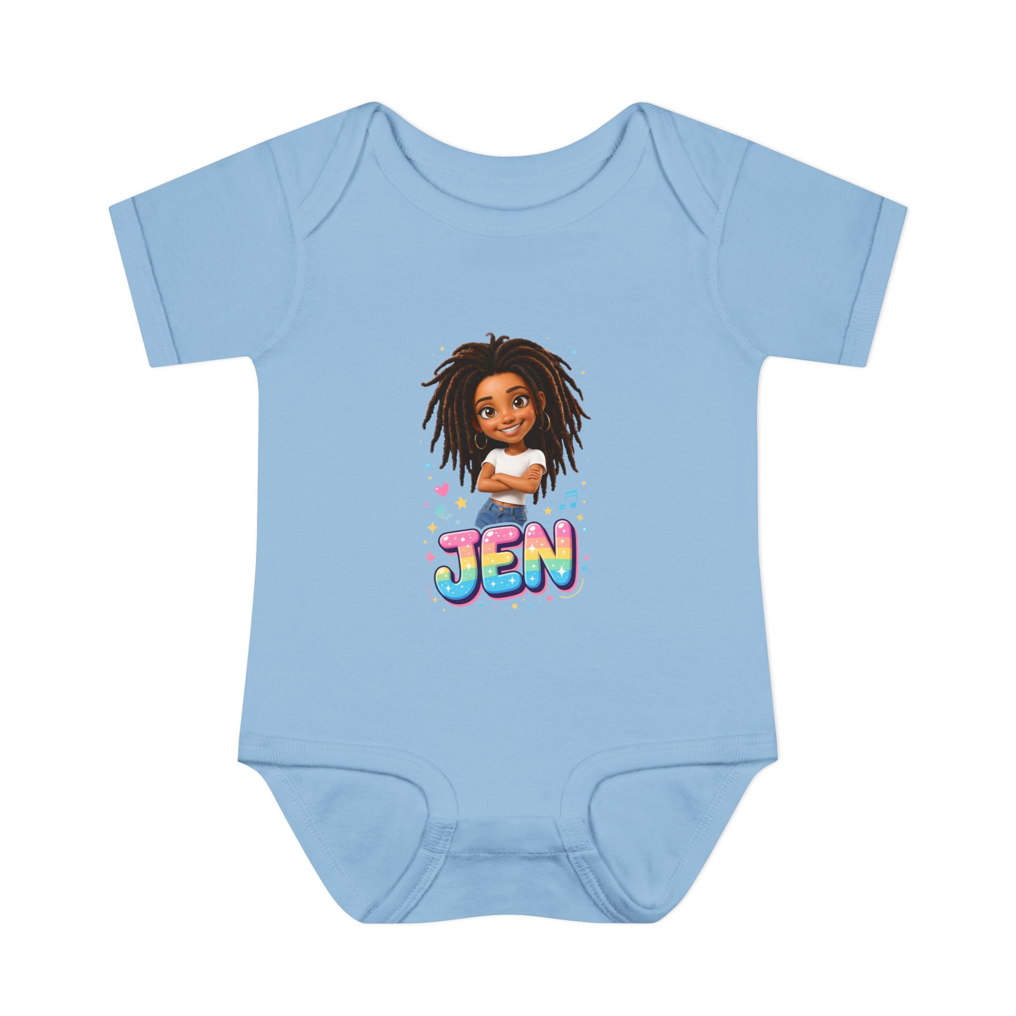 Jen's Infant Baby Rib Solid Colors Bodysuit - Image 10