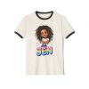 Jen - Unisex Cotton Ringer T-Shirt - Thumbnail Image 7