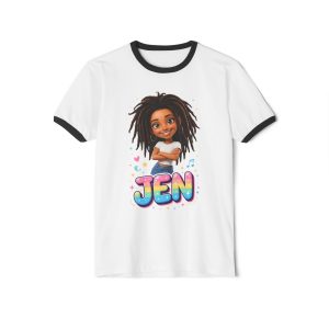 Jen - Unisex Cotton Ringer T-Shirt
