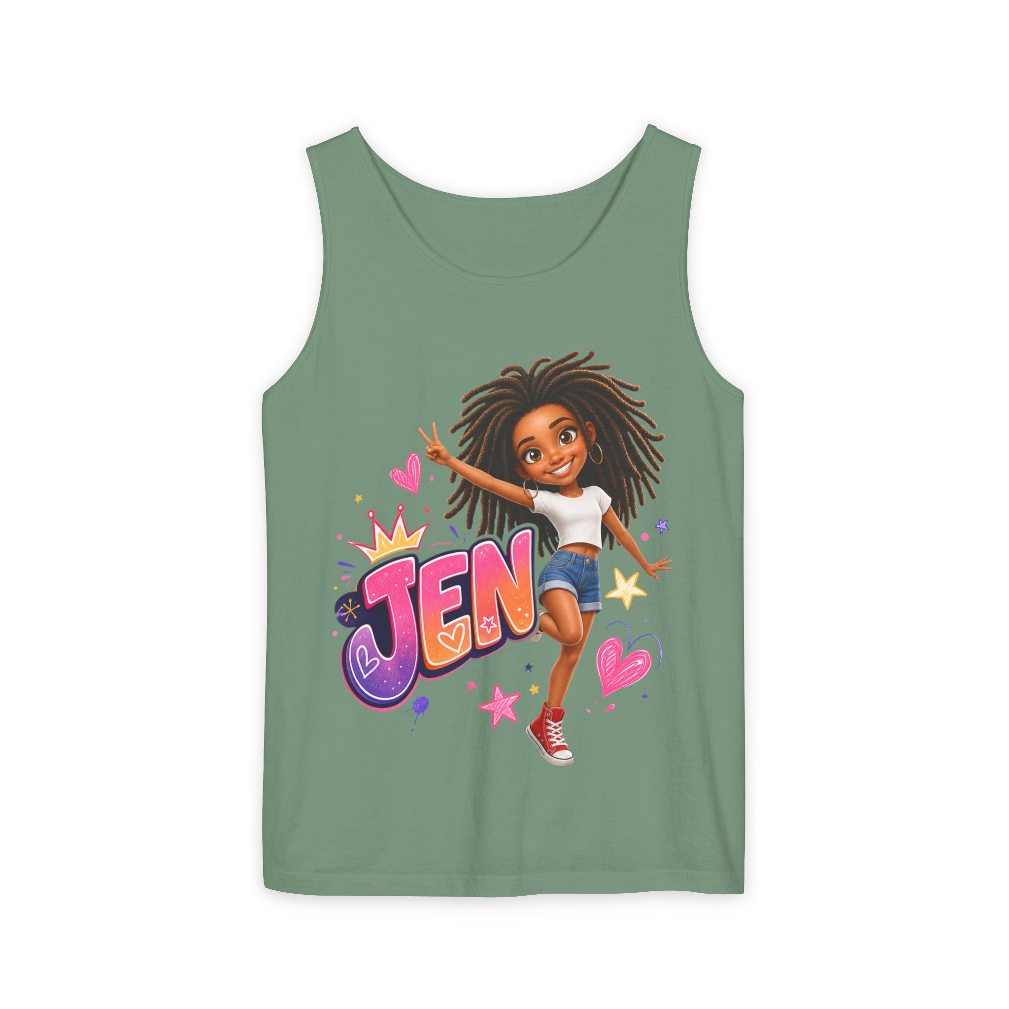 Jen - Garment-Dyed Tank Top - Image 21