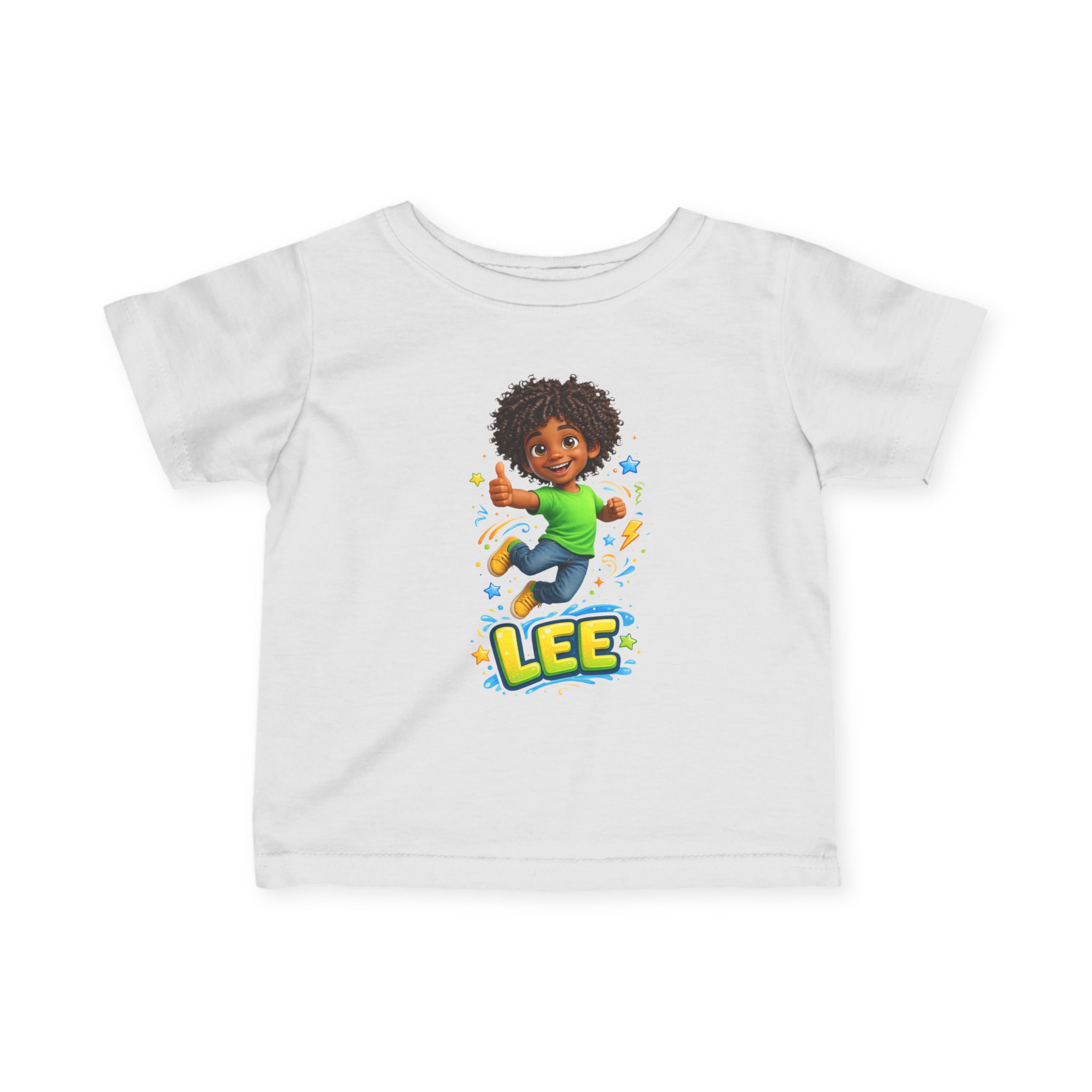 Lee's Name Infant Jersey Tee - Image 3