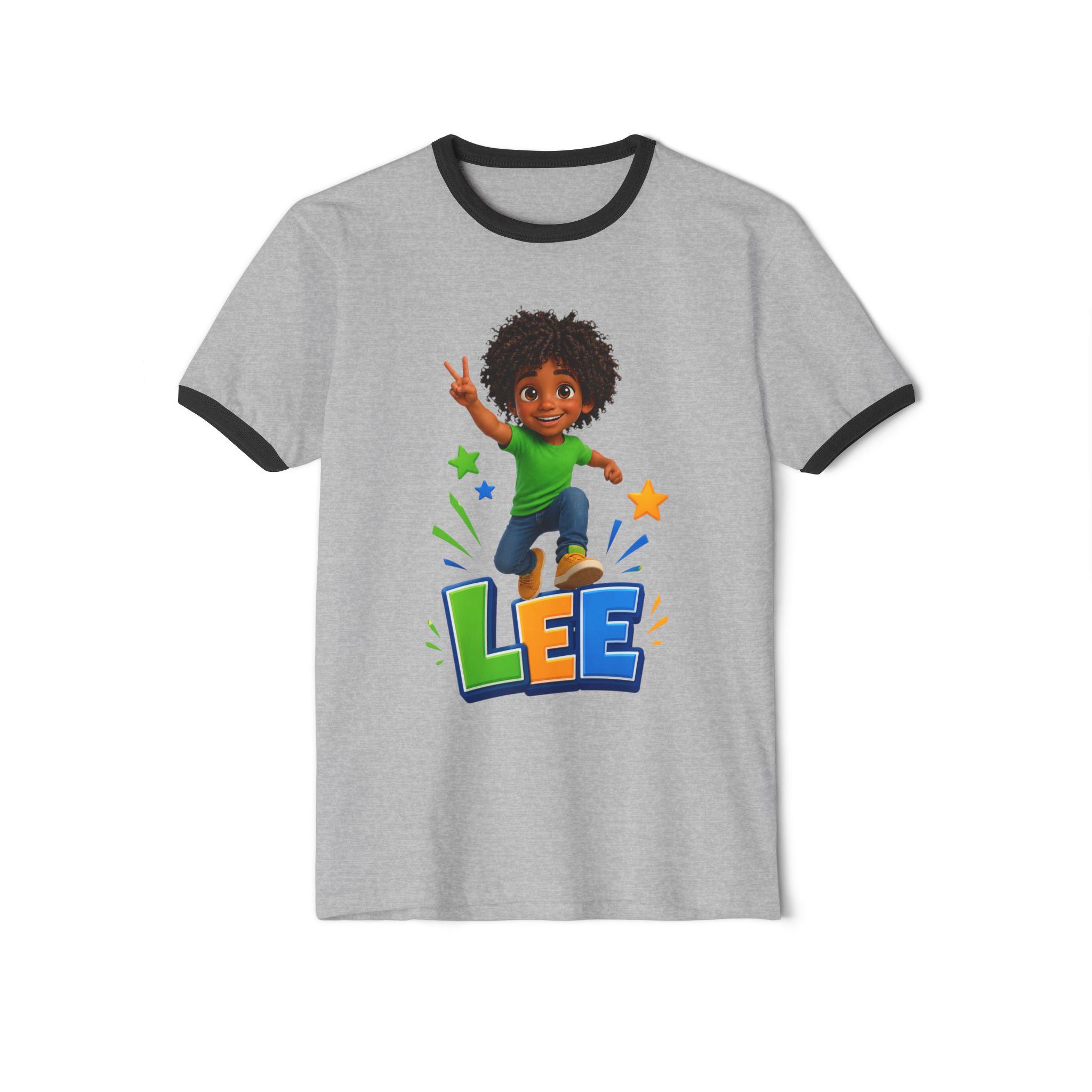 Lee - Unisex Cotton Ringer T-Shirt - Image 1