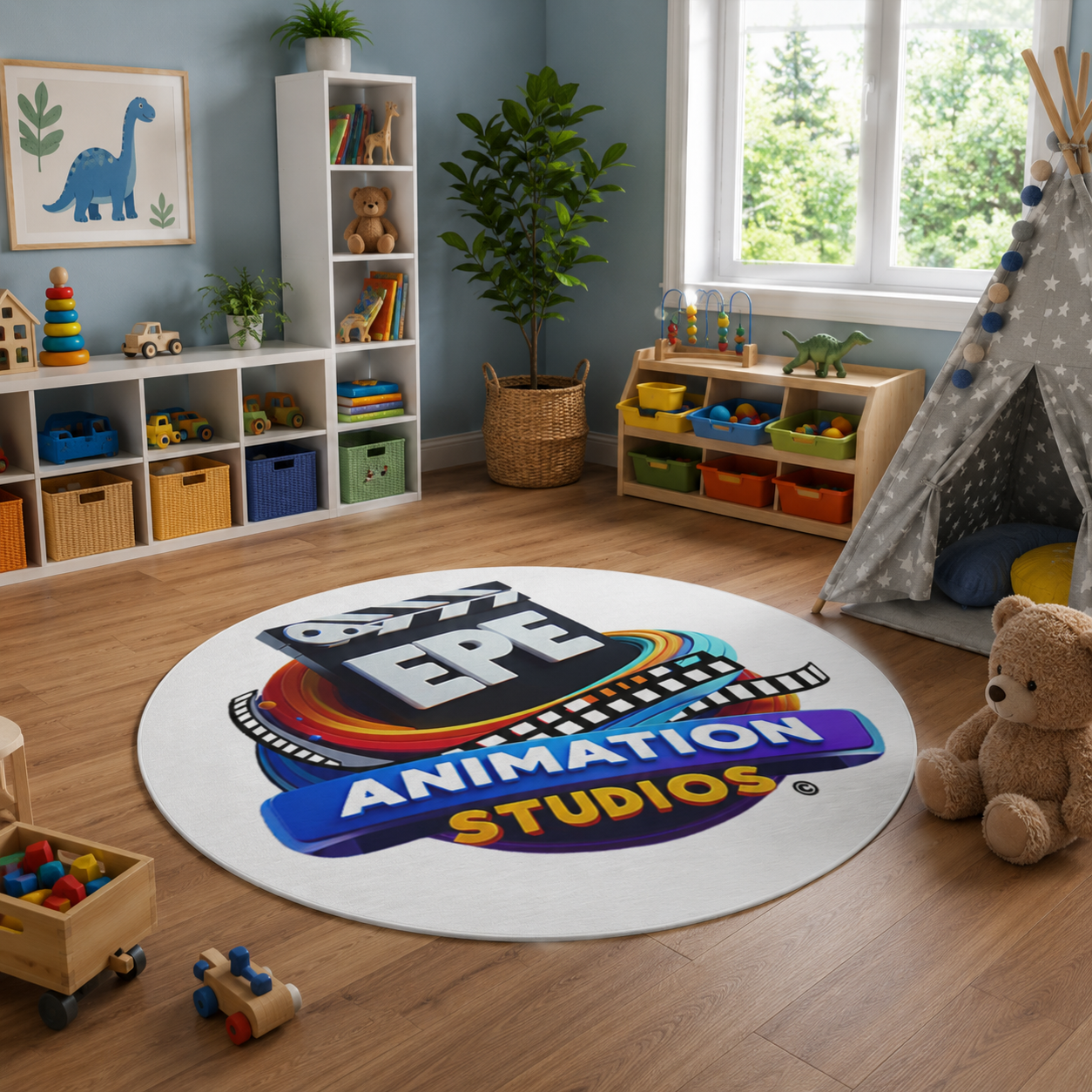 EPE Animation Studios Round Rug - Image 2
