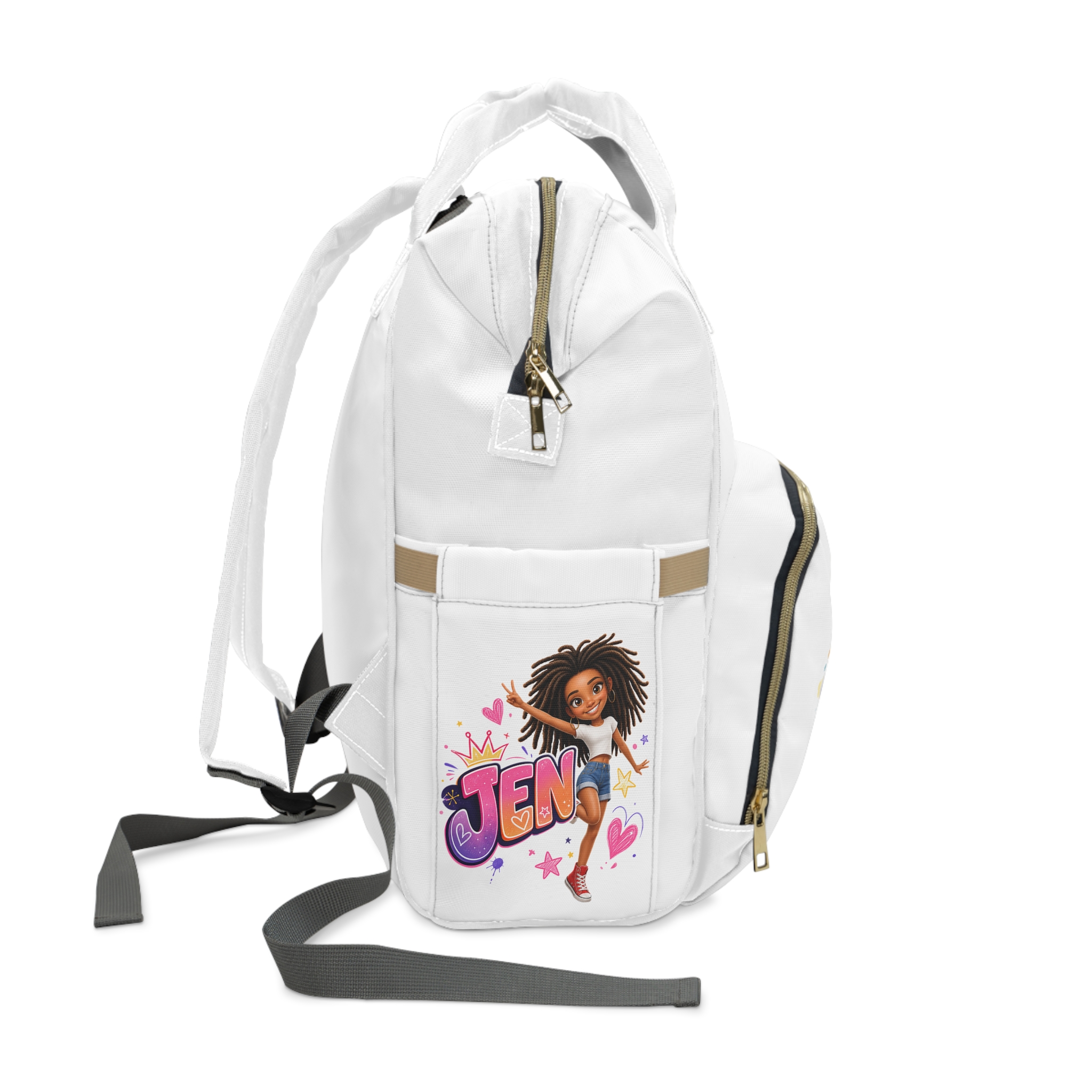 Jen's Multifunctional Diaper Backpack - Image 4
