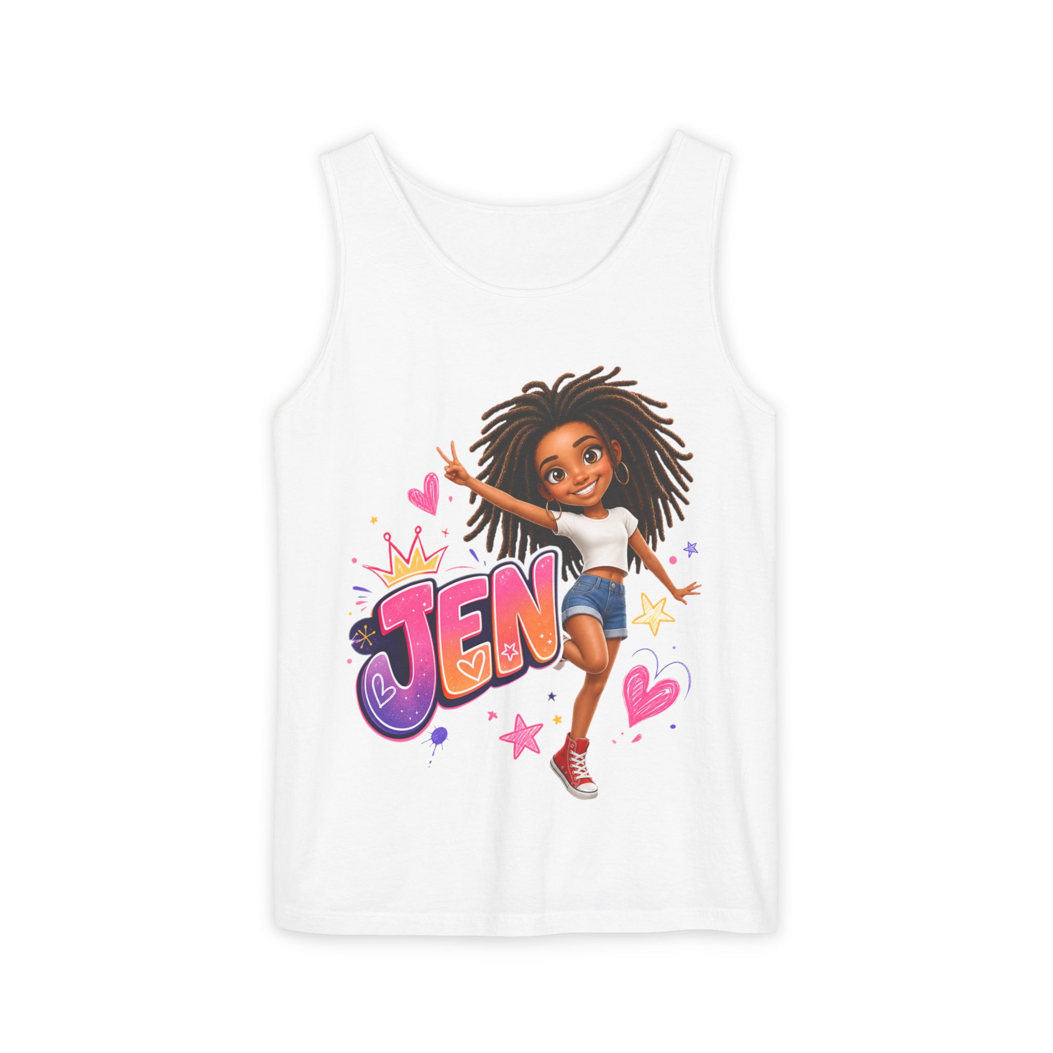 Jen - Garment-Dyed Tank Top - Image 3