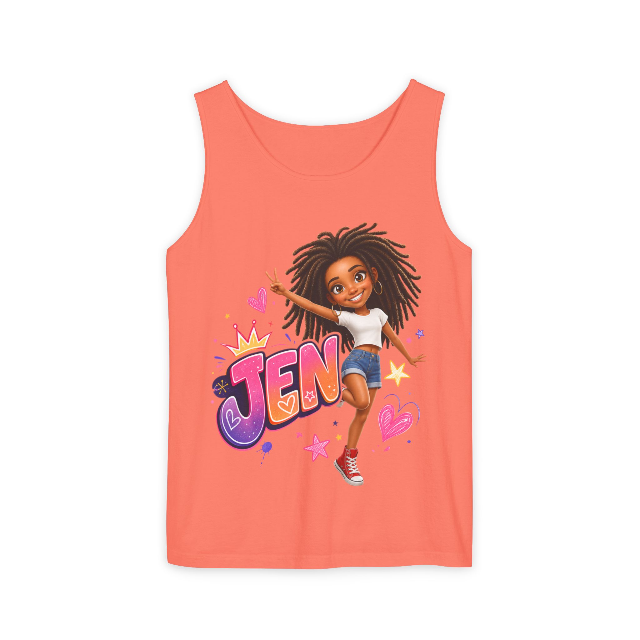 Jen - Garment-Dyed Tank Top - Image 9
