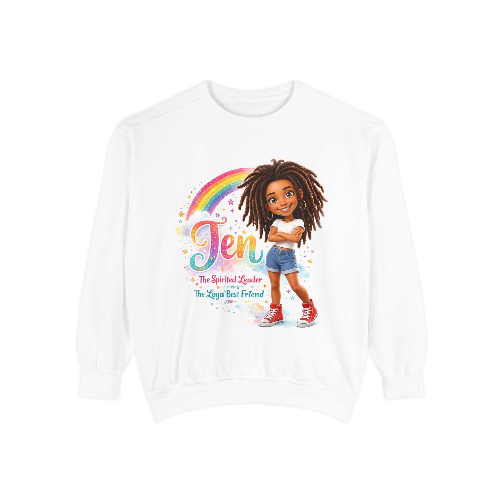 Jen - Unisex Garment-Dyed Sweatshirt - Image 1