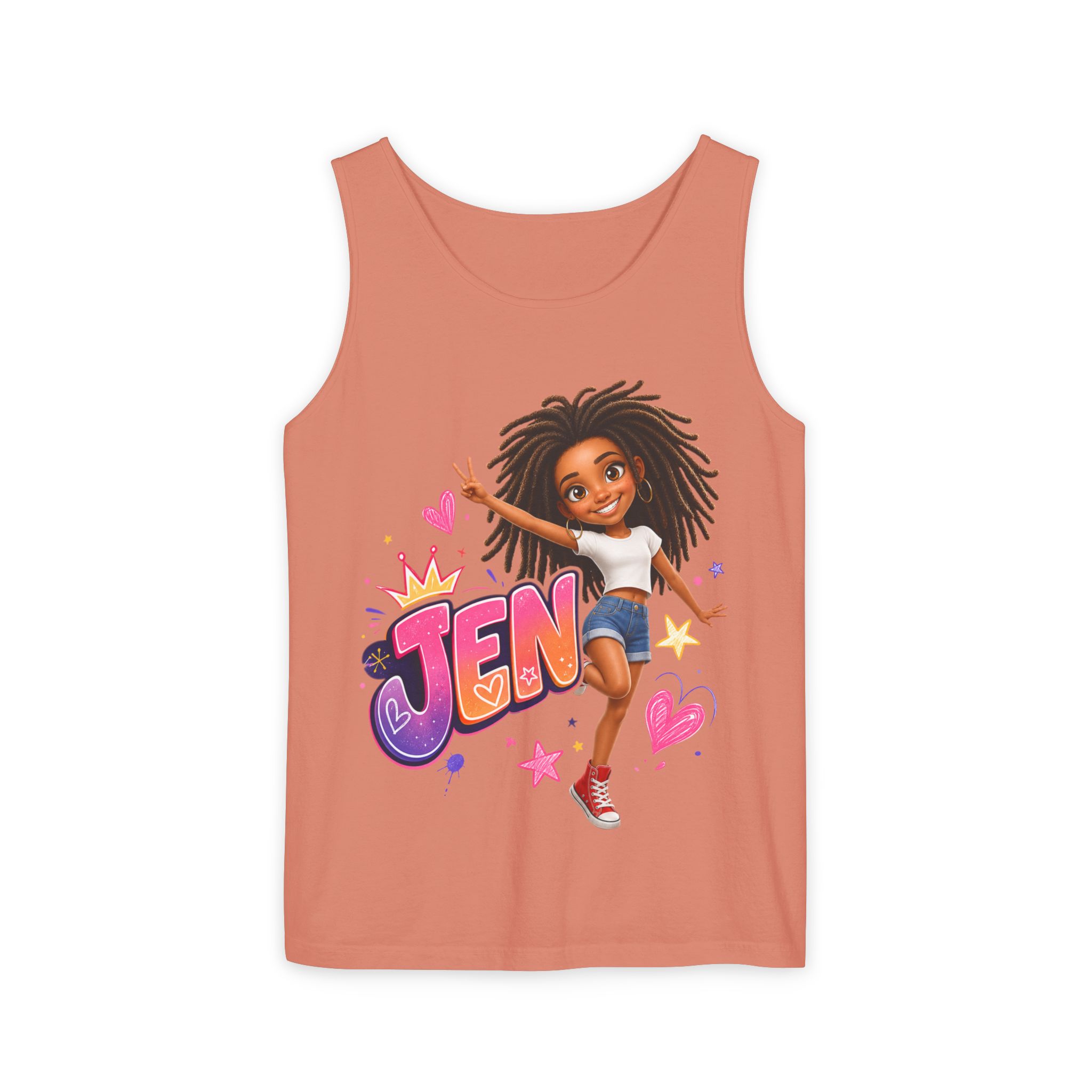 Jen - Garment-Dyed Tank Top - Image 7