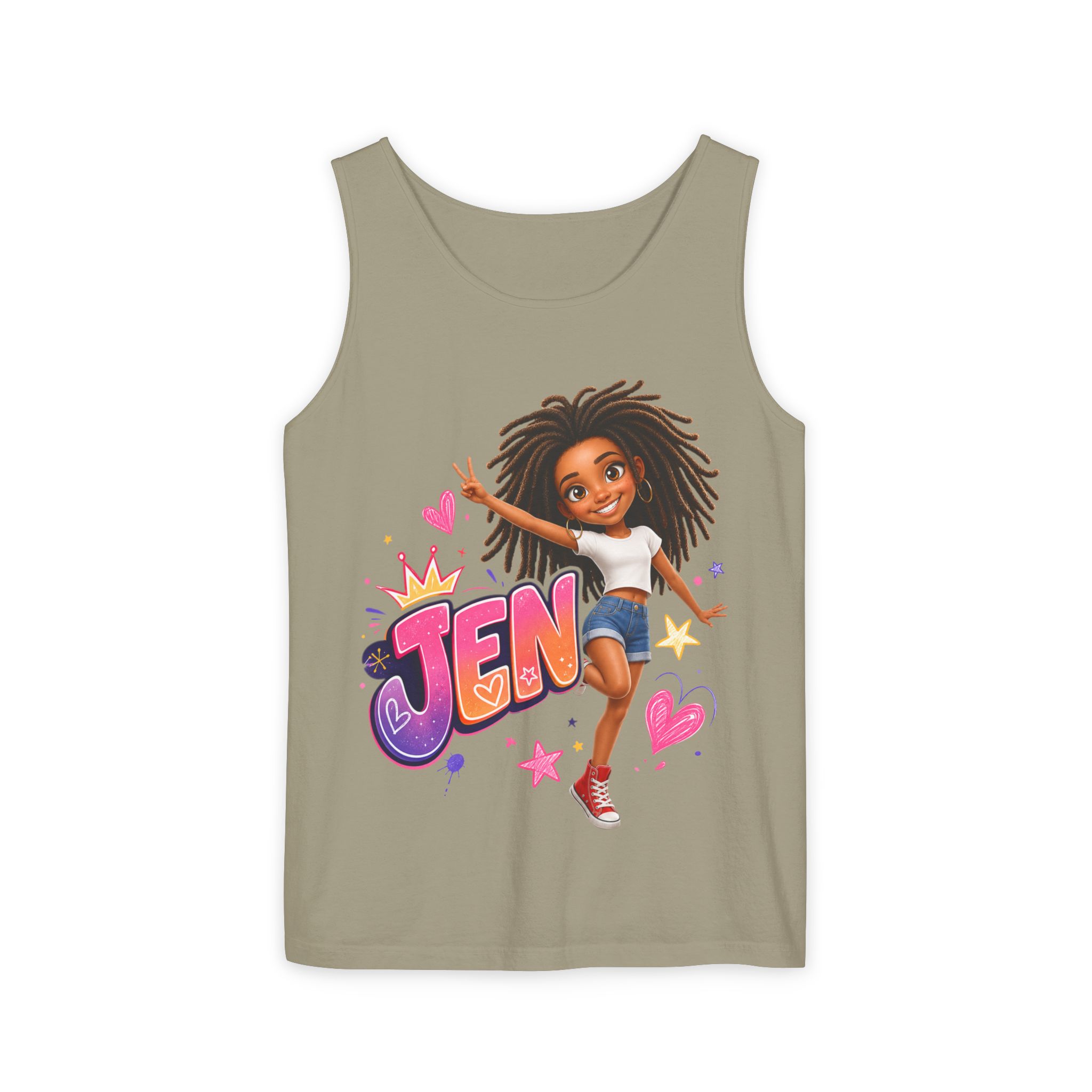 Jen - Garment-Dyed Tank Top - Image 15
